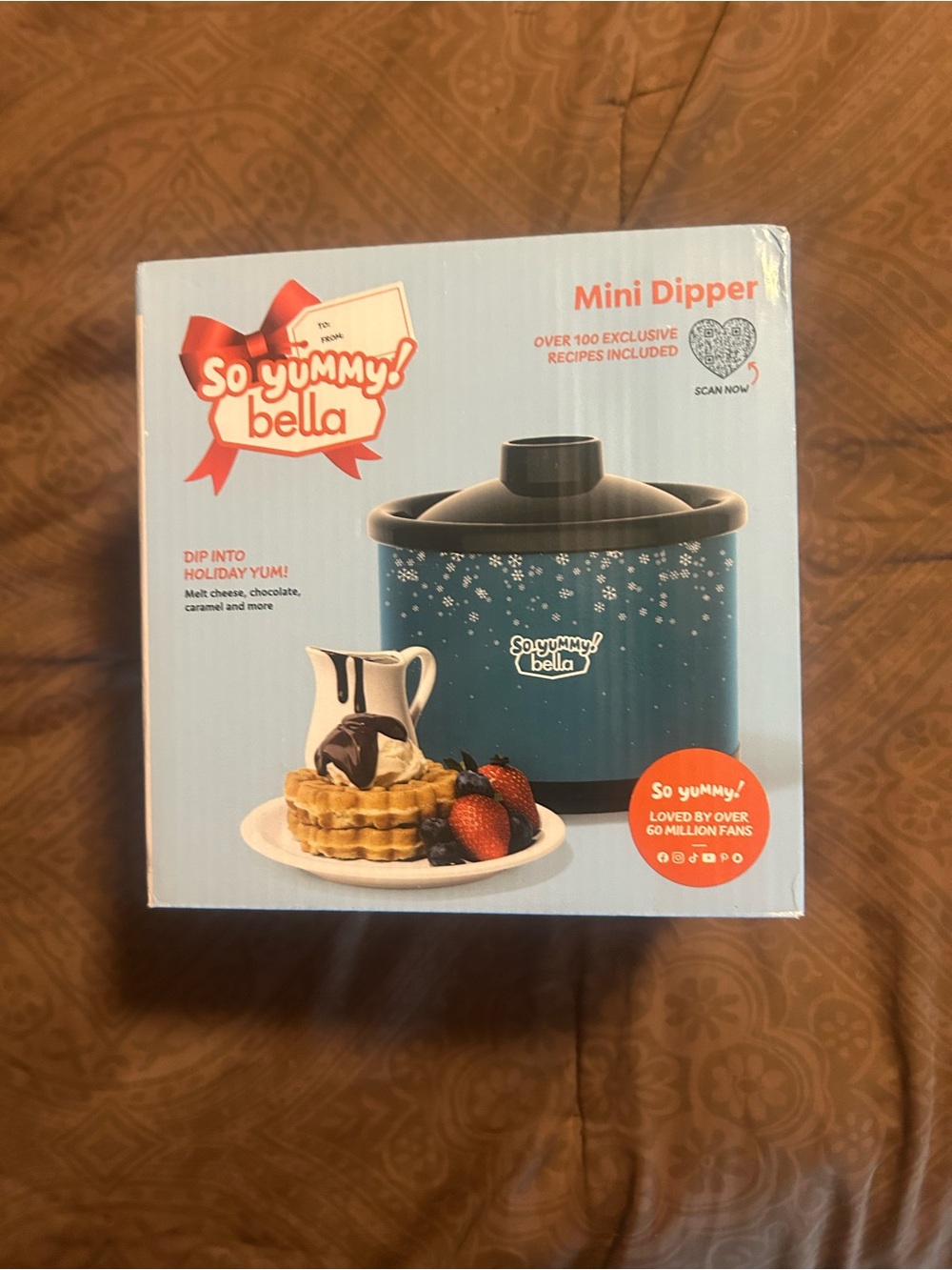 Mini Dipper in Teal - Chocolate & Fondue Melter